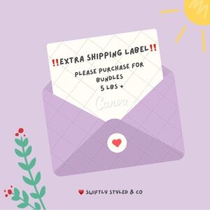 Extra‎ Shipping Label